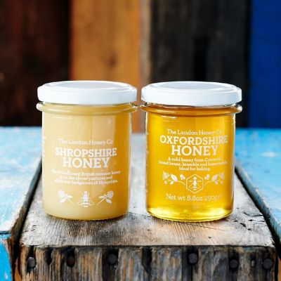 英国生はちみつセットＢＲＩＴＩＳＨ ＨＯＮＥＹ ＤＵＯ＜シュロッ