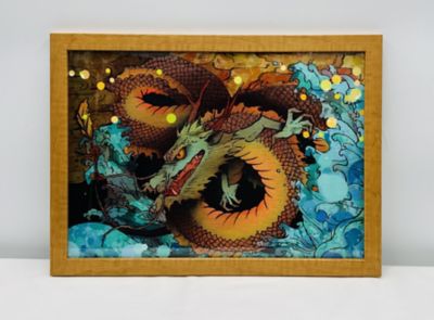 ☆額入り縁起旗 龍 | 鹿児島/亀崎染工/カメザキセンコウ | 三越