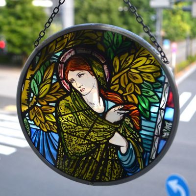 アーリントンストリート教会 大型 ヴィンテージ ステンドグラス マリアへの告知 聖母マリア、1882年（ステンドグラス）