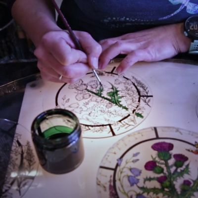 ★アートステンドグラス　クリサンティマム
