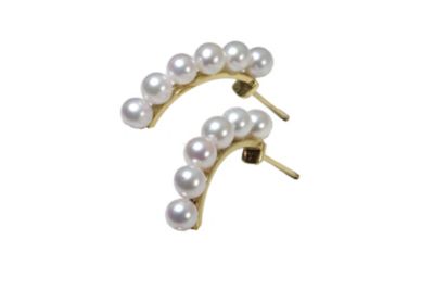 ★Ｋ１８ＹＧアコヤパールピアス