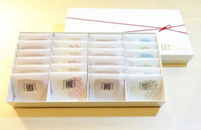 ＜京都/京纏菓子　cacoto＞★【産直】京纏ＳＨＩＲＯＭＵＫＵ　和柄クッキーと白ごまクッキーの詰合せ