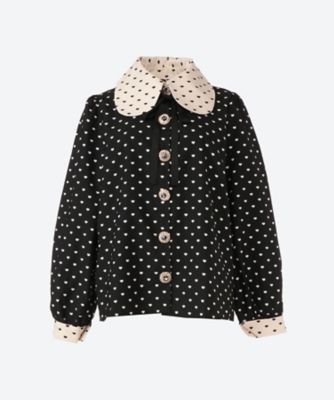 ＜sister jane (Women)＞Ｂａｒｎ　Ｈｅａｒｔ　Ｊａｃｑｕａｒｄ　Ｂｌｏｕｓｅ