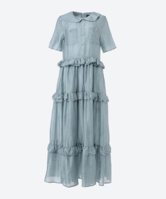 ＜sister jane (Women)＞Ａｃｒｅ　Ｒｕｆｆｌｅｓ　Ｍｉｄｉ　Ｄｒｅｓｓ