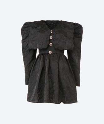 ＜sister jane (Women)＞Ｇｒａｎｇｅ　Ｓｃａｌｌｏｐ　Ｍｉｎｉ　Ｄｒｅｓｓ