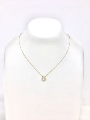 ★Ｋ１８ＹＧダイヤモンドネックレス
