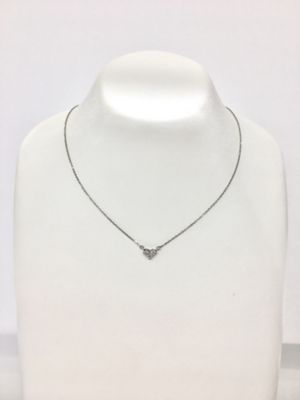 ★Ｋ１８ＷＧダイヤモンドネックレス