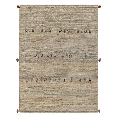【SALE】【SALE】三越伊勢丹オンラインストア ペルシャ絨毯 手織りギャッベ ラグMサイズ 4（3）g949：147×196cm、厚み2.0cm