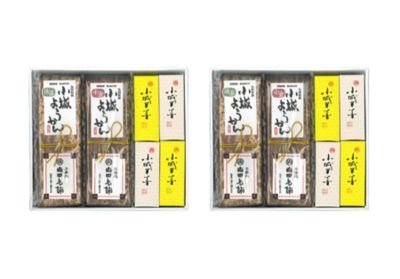 佐賀/山田老舗/ヤマダロウホ ★【産直】竹皮切羊羹とミニ羊羹の詰合A(2箱セット)