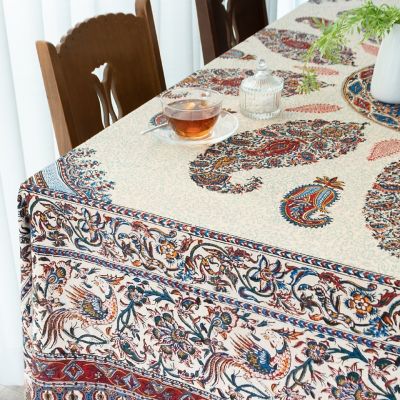 ☆手染めペルシャ更紗（マルチカバー）200×200cm 3