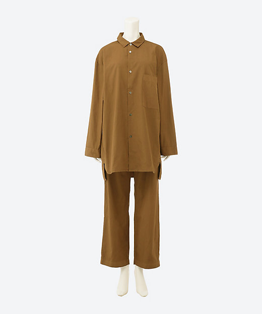 ＜三越伊勢丹/公式＞ パジャマ Botanically coloured cotton pajama Natural Brown ルームウェア