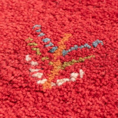 ★ペルシャ絨毯　手織りギャッベ　丸形　２