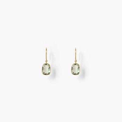 Ｏｒｇａｎｉｃ　Ｇｅｍｓ　ピアス　グリーンアメシスト　Ｓ　１２０３１７１００２－３