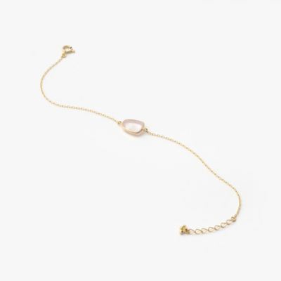 ＜MARIHA (Women)＞Ｏｒｇａｎｉｃ　Ｇｅｍｓ　ブレスレット　ローズクォーツ