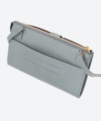 リザード型押レザー　横型スマートフォンポシェット　ＡＤＲＩＡ／Ｖ－１３２６