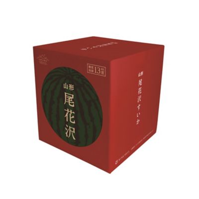 ★【産直】山形［１１］山形県産　尾花沢すいか３Ｌサイズ