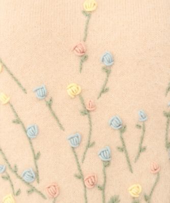 ハンド刺繍アンゴラプルオーバー