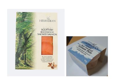 Hebridean Smokehouse/ヘブリディアン・スモークハウス ★スモークサーモン(ビーチウッド)とスモークサーモンパテ(ピート)