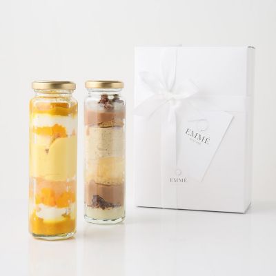 【新品未使用】天気雨　ガラス　パフェ　スプーン　2本セット　レモンイエロー 新品未使用】天気雨 ガラス パフェ スプーン 2本セット レモンイエロー