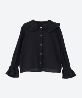 ＜DENIM DUNGAREE (Baby&Kids)＞シーチング　ふんわりカラーブラウス