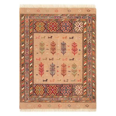 【SALE】三越伊勢丹オンラインストア ペルシャ手織りキリム 玄関マットLサイズ 3 (1)k579:74×100cm ドアマット【三越伊勢丹/公式】