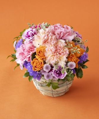 【敬老の日】生花アレンジメント「カーラ」　９／１３～９／１５お届け予定