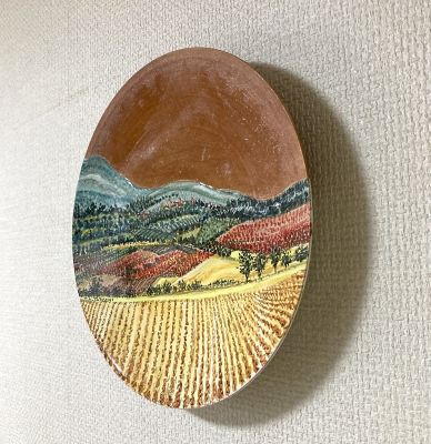 ★絵皿　ウンブリアの風景