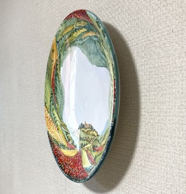 ★絵皿　ウンブリア３６０度