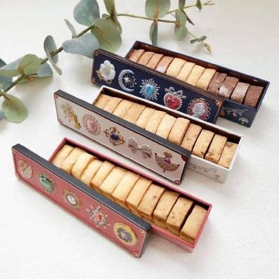 【スコパおまとめ】★ビジュー缶クッキー３缶セット