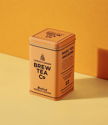 ＜三越伊勢丹/公式＞ Brew Tea Co./ブリューティーカンパニー ［254］「缶入りリーフティー」Lemon＆Ginger お茶・紅茶【三越伊勢丹/公式】
