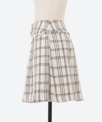 Ｂｒｏａｄｗａｙ　Ｔｗｅｅｄ　Ｐｌｅａｔｅｄ　Ｓｋｉｒｔ