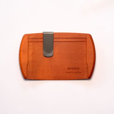 【越品】ストーリオ　電子マネークリップ　カエデ