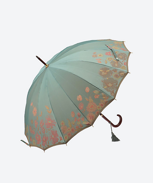 ＜三越伊勢丹/公式＞ 雨傘「フローリスト」 ペールグリーン 傘・日傘