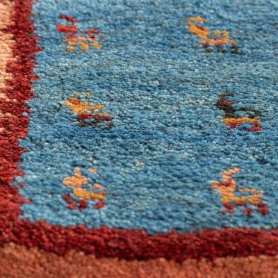★ペルシャ手織りギャッベ　チェアサイズ　６