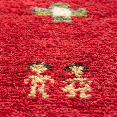 ★ペルシャ手織りギャッベ　チェアサイズ　６