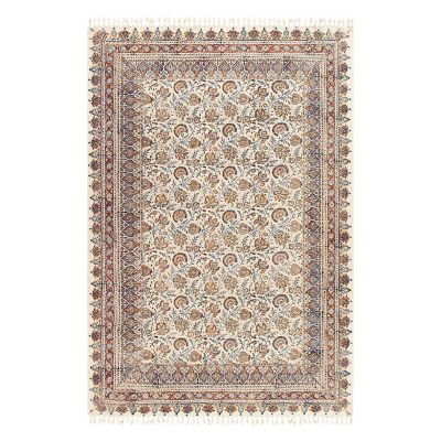 【SALE】三越伊勢丹オンラインストア 手染めペルシャ更紗(マルチカバー)130×200cm 3（1）総柄 ブラウン srs20 枕カバー【三越伊勢丹/公式】