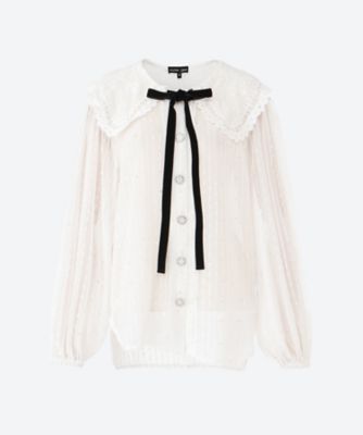 ＜sister jane (Women)＞Ｃｕｒｔａｉｎ　Ｃａｌｌ　Ｂｌｏｕｓｅ