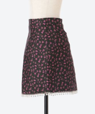 Fantasy Jacquard Beaded Skirt