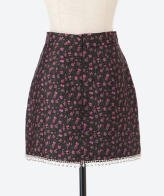 Fantasy Jacquard Beaded Skirt
