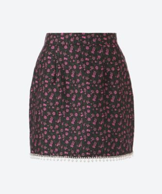 ＜sister jane (Women)＞Ｆａｎｔａｓｙ　Ｊａｃｑｕａｒｄ　Ｂｅａｄｅｄ　Ｓｋｉｒｔ