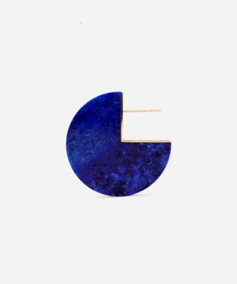 januka/ヤヌカ ＳＬＩＣＥ　ＥＡＲＲＩＮＧ　ＬＡＰＩＳＬＡＺＵＬＩ　ピアス　※シングル