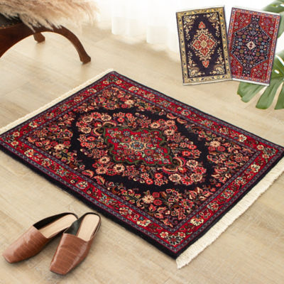 ペルシャ絨毯（手織り） 玄関マットＭサイズ ３ | 三越伊勢丹