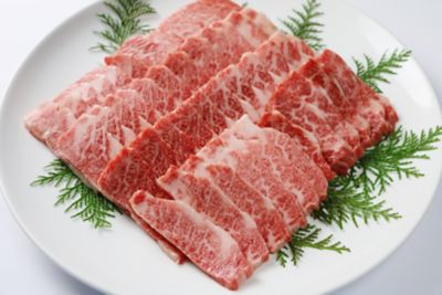 ＜京都/焼肉の名門　天壇＞★【産直】近江牛　バラ（カルビ）焼肉用００３７