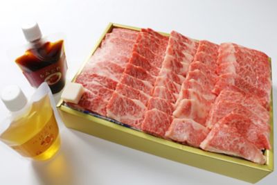 ★【産直】近江牛　バラ（カルビ）焼肉用００３７