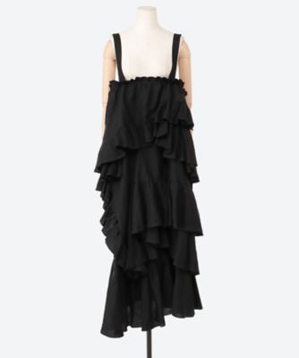 LINEN RUFFLE LAYERED DR | HOLIDAY (Women 