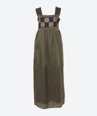 ＜PONTI (Women)＞Ｔａｐｅ　ｅｍｂｒｏｉｄｅｒｙ　ｄｒｅｓｓ
