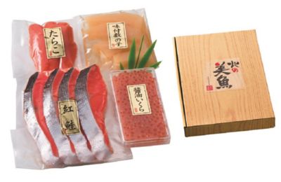 ＜北海道札幌市/海光＞★【産直】紅鮭切身・魚卵詰合せ