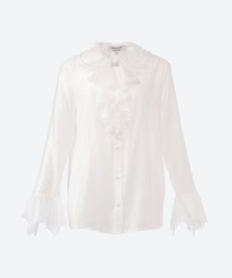 ＜DREAM sister jane (Women)＞Ｄｉａｍｏｎｄ　Ｒｕｆｆｌｅ　Ｓｈｉｒｔ