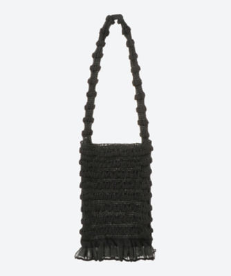 ｆｒｉｌｌｅｄ　ｋｎｉｔ　ｂａｇ