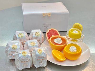 京都/フルーツパーラー　クリケット/フルーツパーラー　クリケット ★【産直】クリケットゼリー 6個セット(オレンジ・グレープフルーツ・レモン)《要電話在宅確認》
